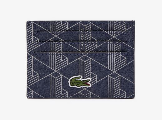 Porte-cartes The Blend avec imprimé monogramme