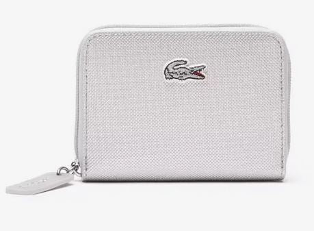 Sacoche En Toile Enduite Lacoste argent