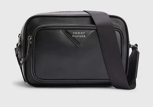 tommy hilfiger modern leather sacoche en cuir