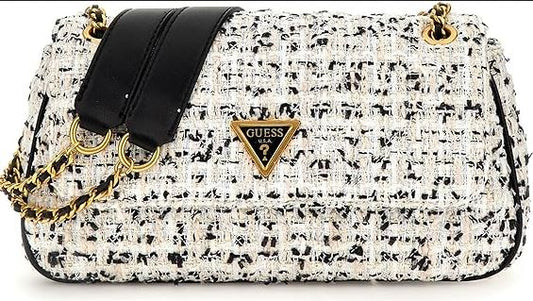 GUESS Giully Cream Multi Shoulder Bag, Pink, One Size, Pink