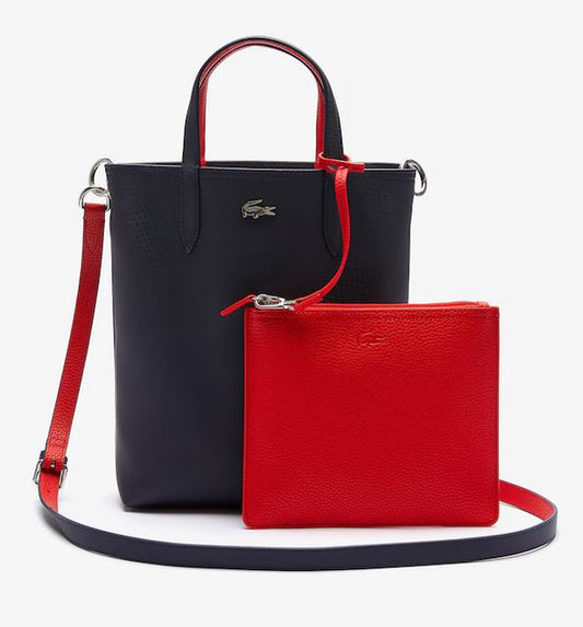 Sac cabas vertical Anna réversible LACOSTE