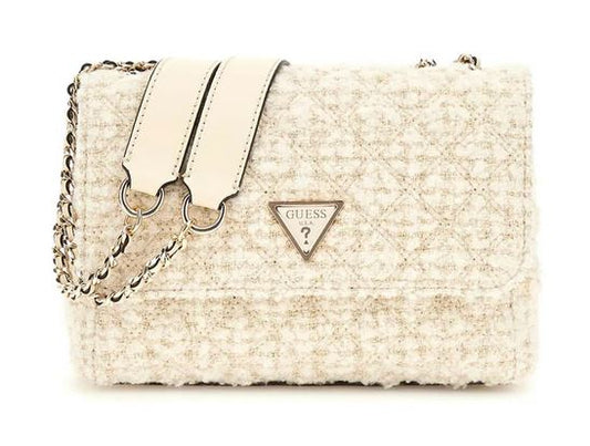 Sac Rabat Guess Giully 2 Comp Conver Ivory