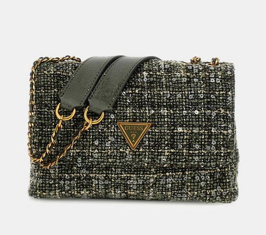 Sac Rabat Guess Giully 2 Comp Conver Olive