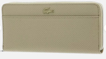 Portefeuille Lacoste Chantaco Lace Long Zip Portefeuille Ganache Marron Neuf-