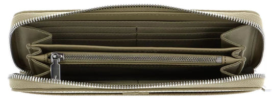 Portefeuille Lacoste Chantaco Lace Long Zip Portefeuille Ganache Marron Neuf-