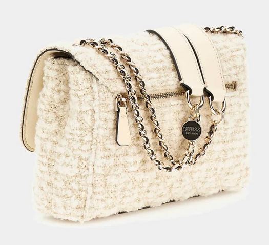 Sac Rabat Guess Giully 2 Comp Conver Ivory