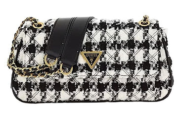 Sac à bandoulière giully tweed Guess luxe.
