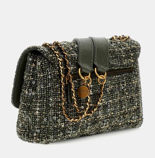 Sac Rabat Guess Giully 2 Comp Conver Olive