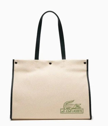 sac cabas femme lacoste avec imprimé sur le devant