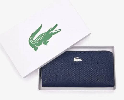 Portefeuille Slim Zip Wallet Lacoste