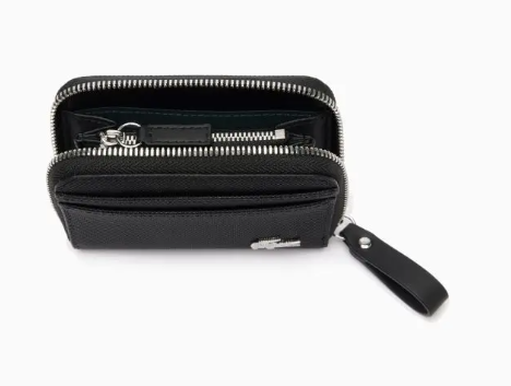 Petit Porte-monnaie Zippé Femme Lacoste